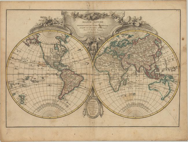 Mappe-Monde ou Description du Globe Terrestre, Assujettie aux Observations Astronomiques