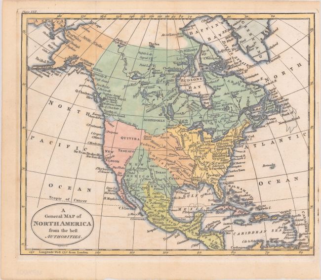 A General Map of North America from the Best Authorities
