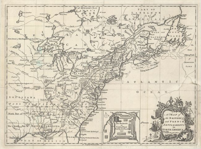 A Map of the British and French Settlements in North America