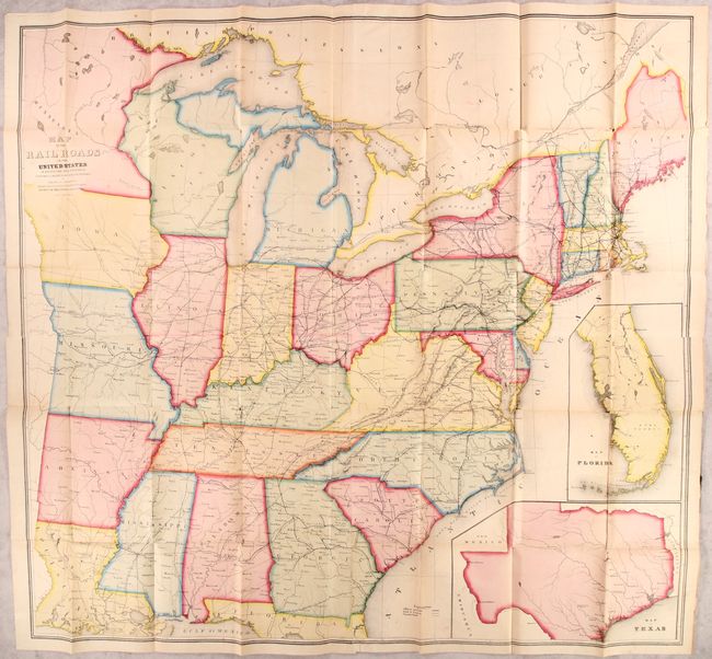 Map of the Railroads in the United States in Operation and Progress...