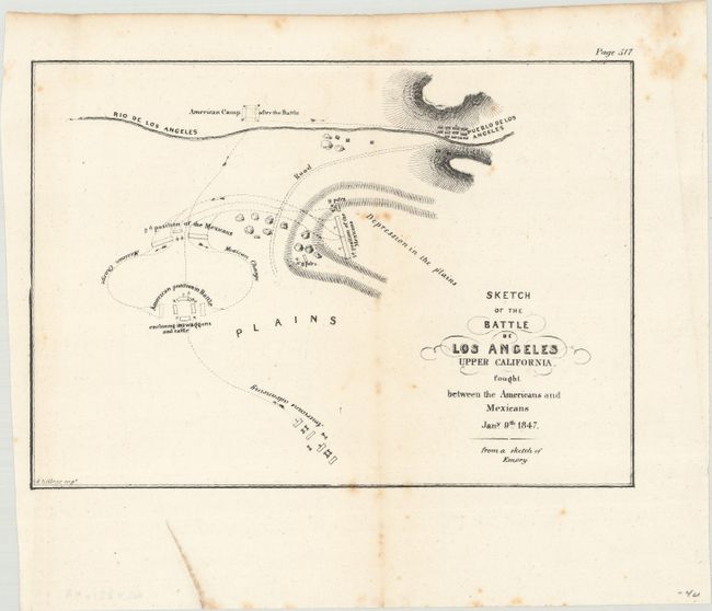 Sketch of the Battle de Los Angeles Upper California... [and] Sketch of the Passage of the Rio San Gabriel, Upper California... [and] Sketch of the Actions Fought at San Pascal... [and] [Untitled - Map of the California Coast]