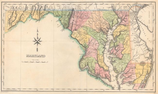 Geographical, Statistical, and Historical Map of Maryland