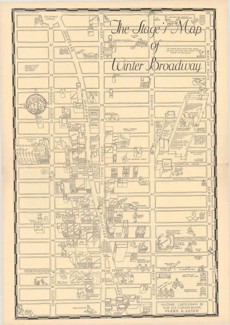 The Stage's Map of Winter Broadway