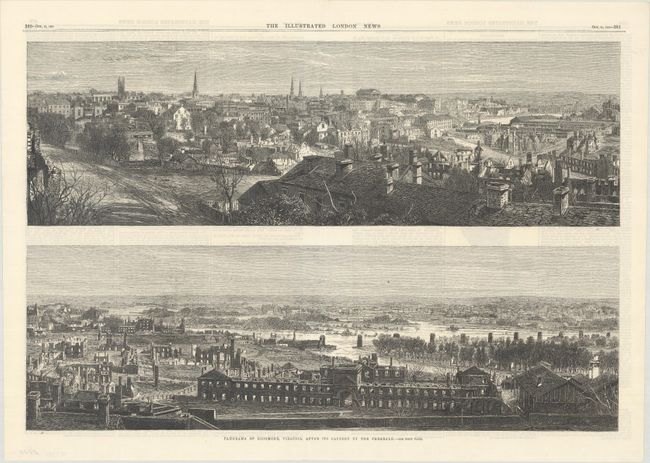 Panorama of Richmond, Virginia, Afters Its Capture by the Federals