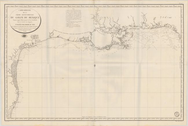 Carte Reduite de la Partie Septentrionale du Golfe du Mexique Depuis Laguna Madre Jusqu'a la Cote de la Floride... [and] Carte Reduite de la Partie Meridionale du Golfe du Mexique Depuis le Cap Catoche Jusqu'a Laguna Madre