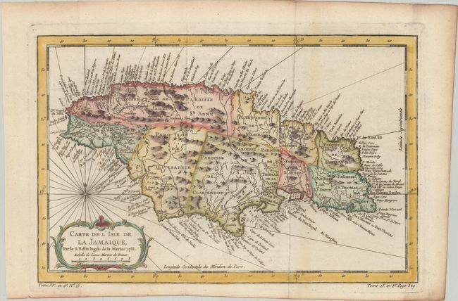 Carte de l'Isle de la Jamaique