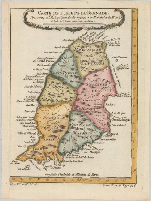 Carte de l'Isle de la Grenade, pour Servir a l'Histoire Generale des Voyages