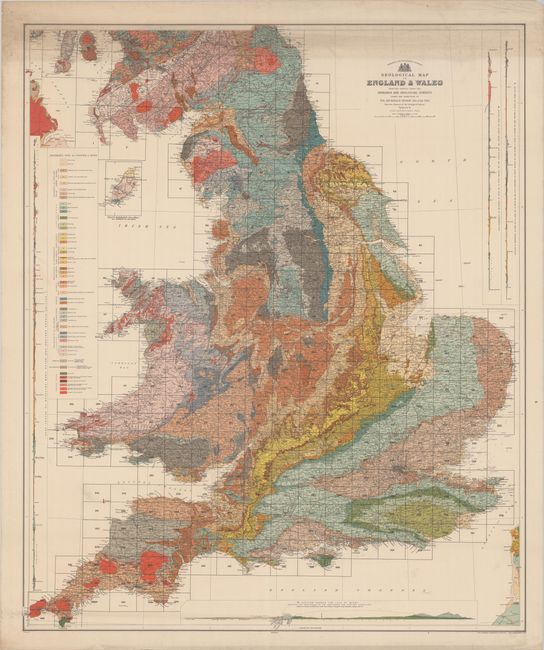 Geological Map of England & Wales Reduced Chiefly from the Ordnance and Geological Surveys