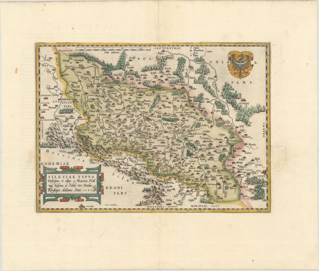 Silesiae Typus Descriptus et Editus a Martino Heilwig Neisense, et Nobili Viro Nicolao Rhedinger Dedicatus Anno 1561