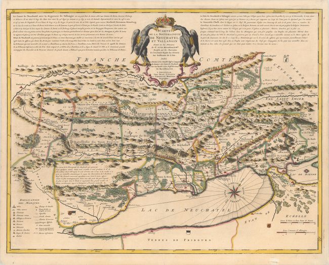 Carte de la Souverainete de Neuchatel et Vallangin...