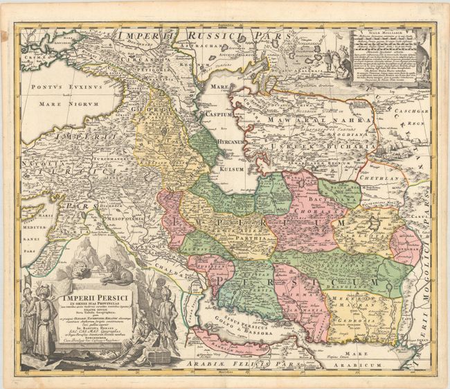 Imperii Persici in Omnes suas Provincias (tam Veteribus quam Modernis Earundem Nominibus Signatas) Exacte Divisi Nova Tabula Geographica...