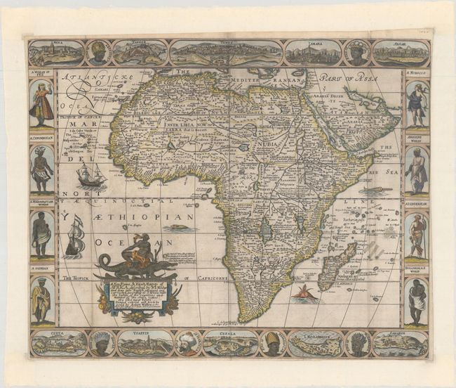 A New, Plaine, & Exact Mapp of Africa, Described by: N:I: Vischer and Done into English...