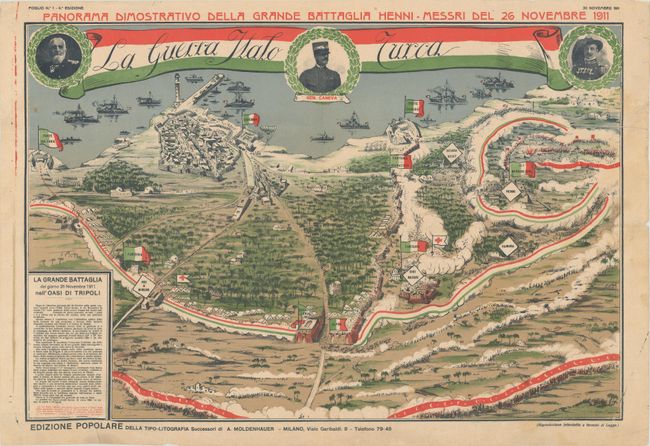 Panorama Dimostrativo della Grande Battaglia Henni-Messri del 26 Novembre 1911