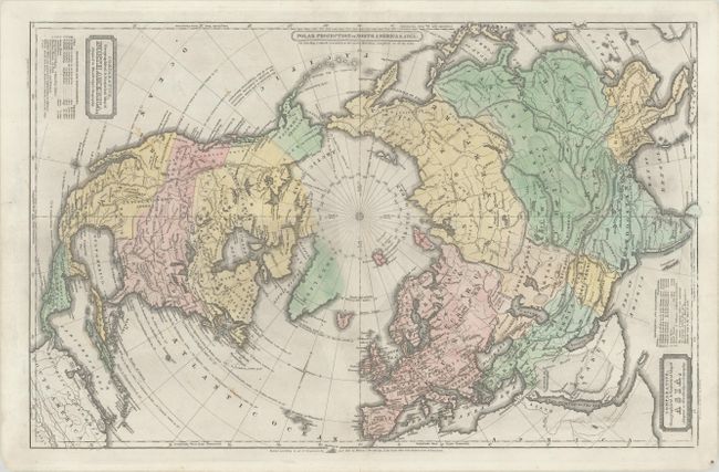 Polar Projection of North America & Asia