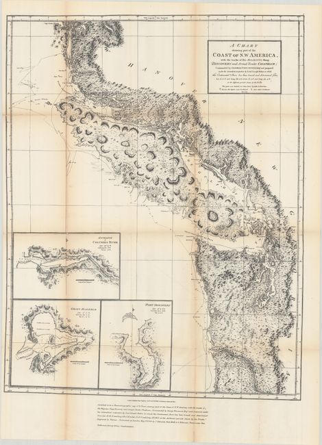 A Chart Shewing Part of the Coast of N.W. America, with the Tracks of His Majestys Sloop Discovery and Armed Tender Chatham...