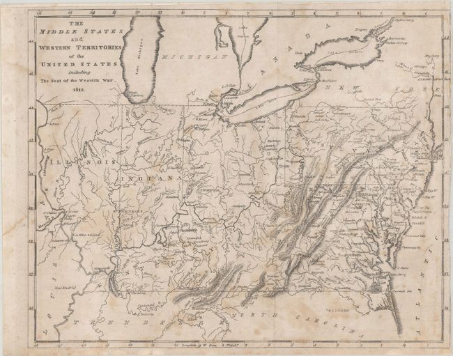 The Middle States and Western Territories of the United States Including the Seat of the Western War [and] The Eastern States with Part of Canada [and] The Southern States and Missisippi Territory