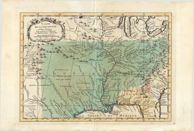 Carte de la Louisiane et Pays Voisins. Pour Servir a l'Histoire des Etablissemens Europeens