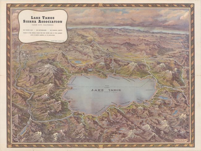 Lake Tahoe Sierra Association Tahoe City, California [and] Lake Tahoe California-Nevada