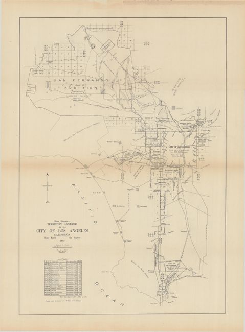 [Lot of 5 - Maps of Infrastructure of Los Angeles]