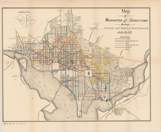 Map of Washington and Georgetown [4 maps]