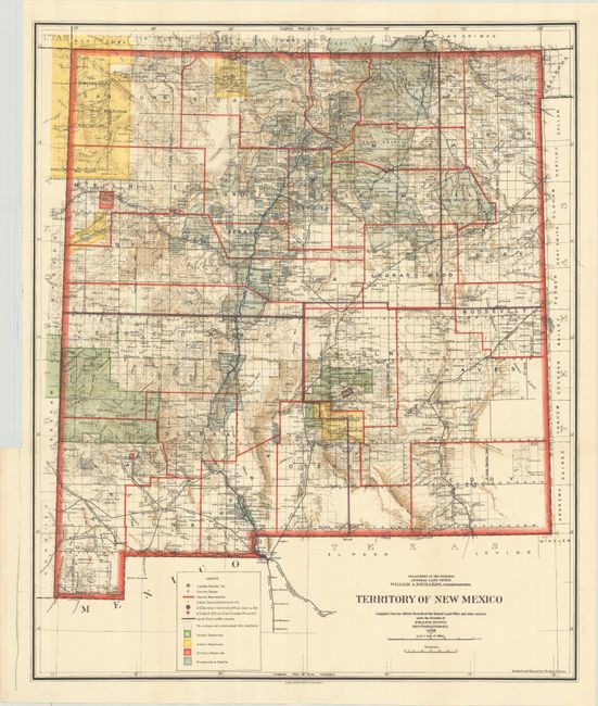 Territory of New Mexico [with] Report of the Governor of New Mexico