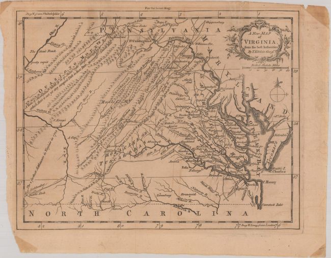 A New Map of Virginia, from the Best Authorities