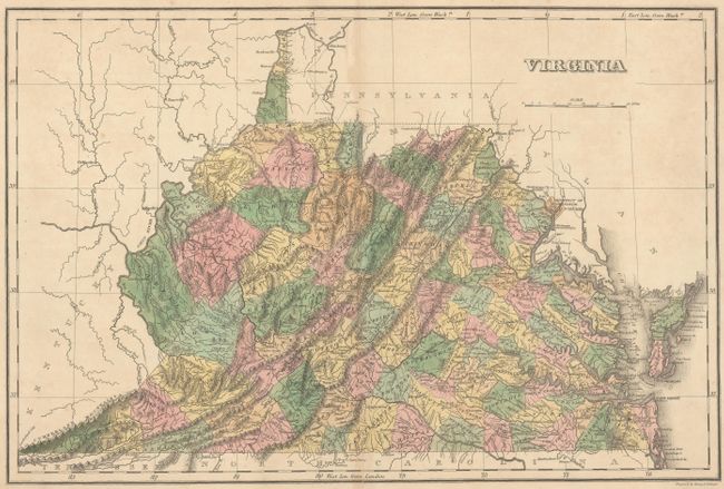 Geographical, Statistical, and Historical Map of Virginia