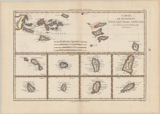 Carte de Supplement pour les Isles Antilles