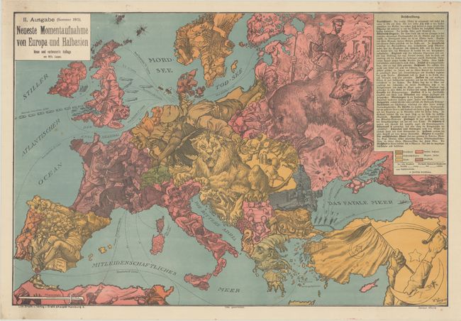 II. Ausgabe (Sommer 1915). Neueste Momentaufnahme von Europa und Halbasien