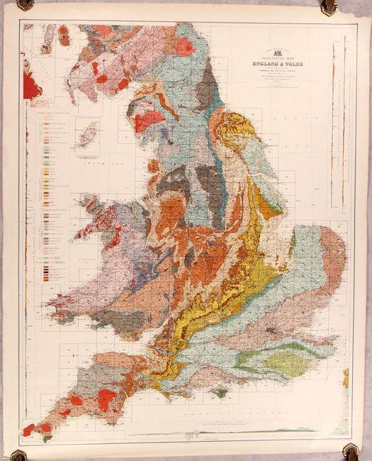 Geological Map of England & Wales Reduced Chiefly from the Ordnance and Geological Surveys