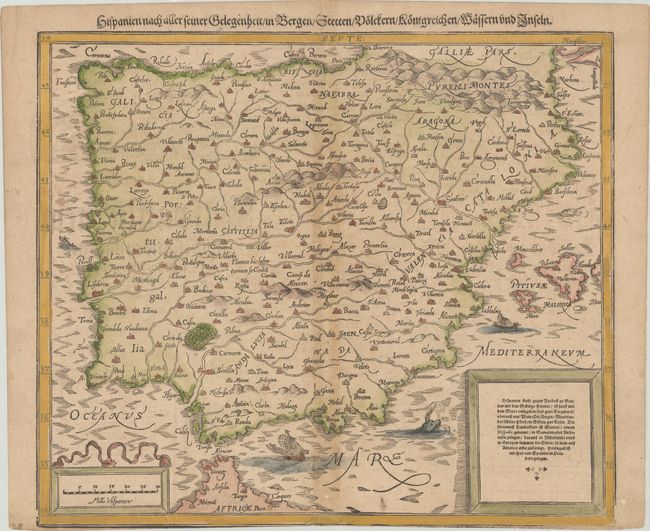 Hispanien nach Aller Seiner Gelegenheit/ in Bergen/ Stetten/ Voelckern/ Koenigreichen/ Waessern und Inseln