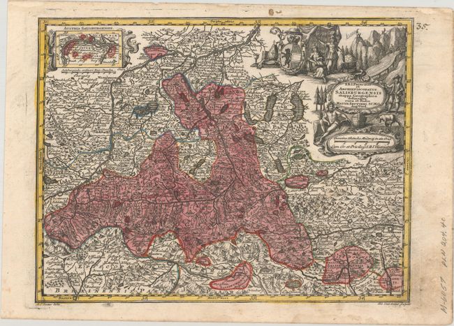S.R.I. Principat. et Archiepiscopatus Salisburgensis Mappa Geographica Delineatus
