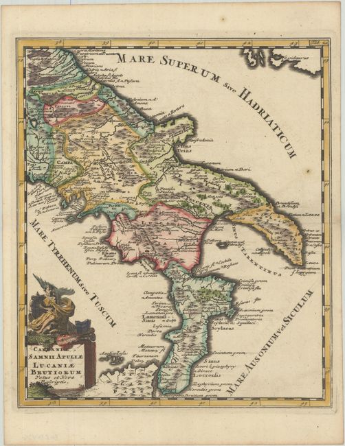 Campaniae, Samnii Apuliae Lucaniae Brutiorum Vetus et Nova Descriptio