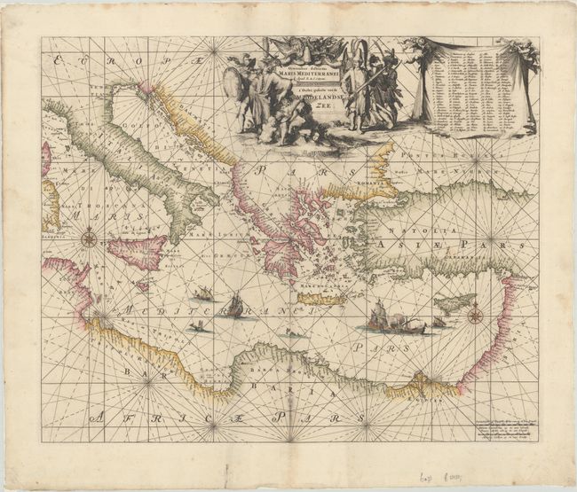 Orientalior Districtus Maris Mediterranei / T' Ooster Gedeelte van de Middelandse Zee