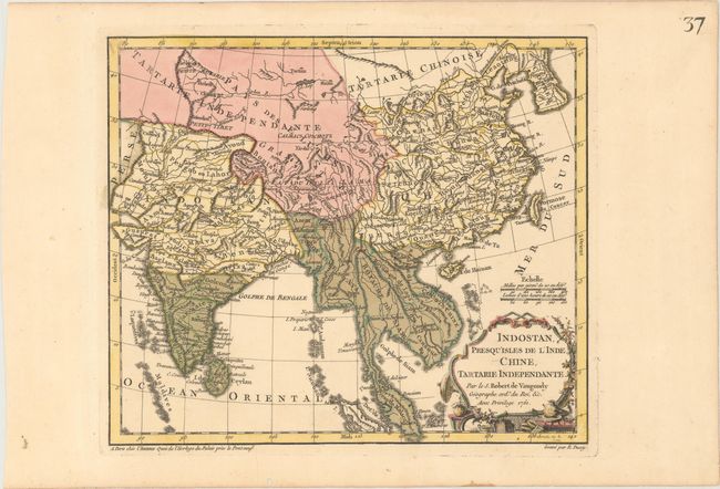 Indostan, Presqu' Isles de l'Inde, Chine, Tartarie Independante