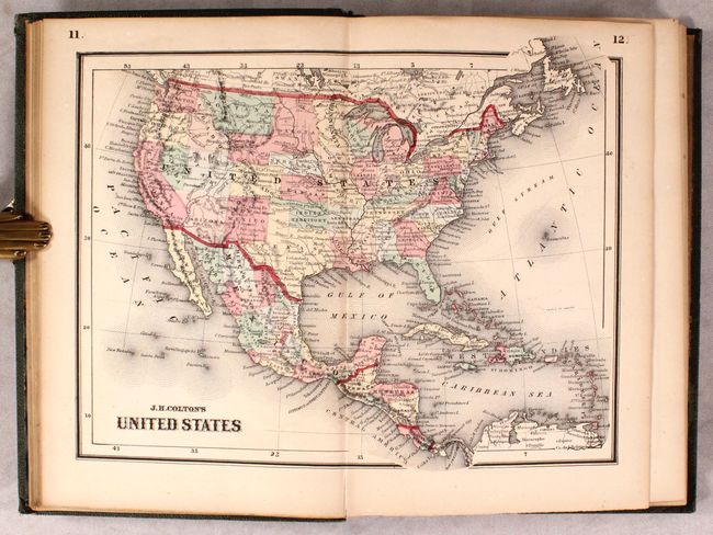Colton's Octavo Atlas of the World: Containing Fifty Copperplate Maps of Two Pages Each...
