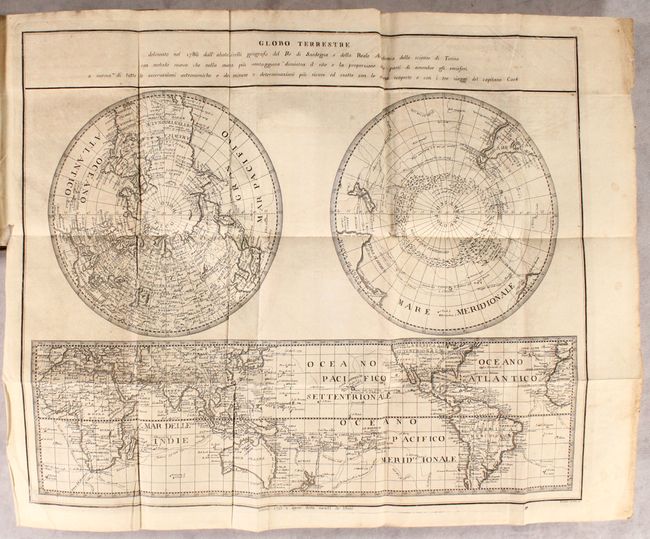Globo Terrestre Delineato nel 1786... [bound in] [2 Volumes] Dizionario Geografico