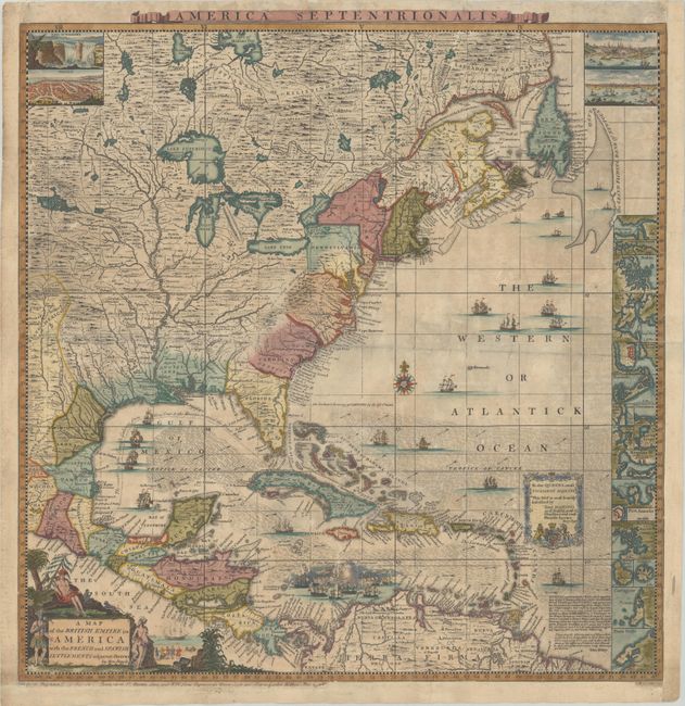 America Septentrionalis [or] A Map of the British Empire in America with the French and Spanish Settlements Adjacent Thereto