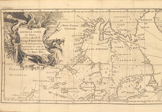 Voyage de la Baye de Hudson. Fait en 1746 & 1747, pour la Decouverte du Passage de Nord-Ouest ... Tome Premier [and] ... Tome Second