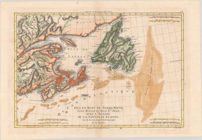 Isle et Banc de Terre-Neuve, Isle Royale et Isle St. Jean; avec l'Acadie ou la Nouvelle Ecosse