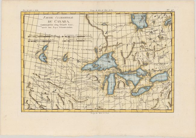 Partie Occidentale du Canada, Contenant les Cinq Grands Lac, avec les Pays Circonvoisins