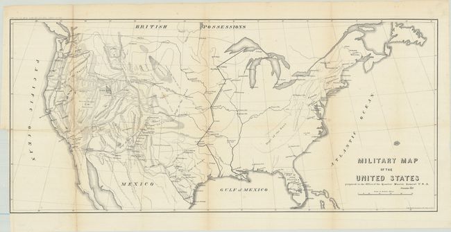 Military Map of the United States Prepared in the Office of the Quarter Master General U.S.A.