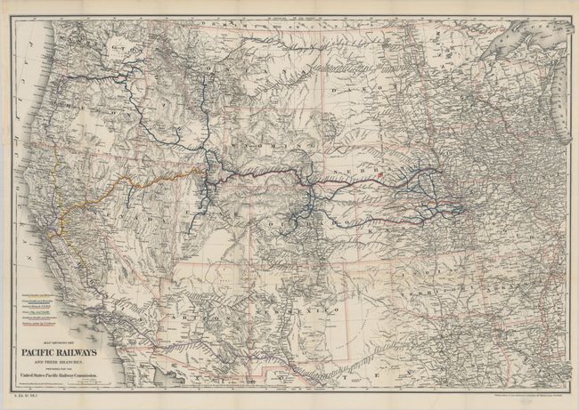 Map Showing the Pacific Railways... [and] Diagram of the Transcontinental Lines of Road Showing the Original Central Pacific and Union Pacific... [and] Map of the Railroads in Whole or in Part West, North or South of the Missouri River