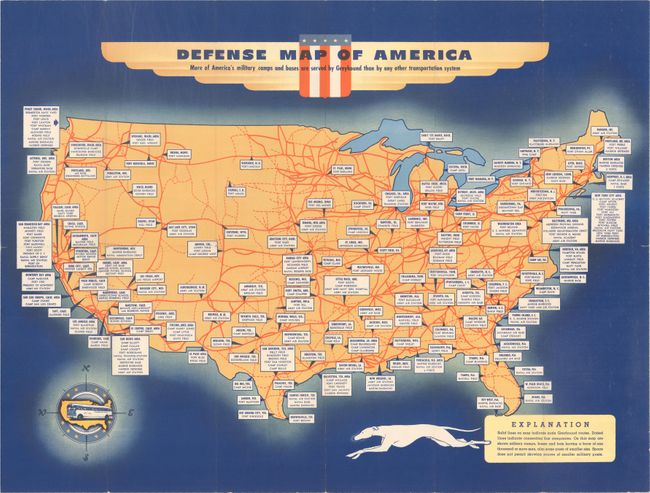 Defense Map of America [and] Pleasure Map of America