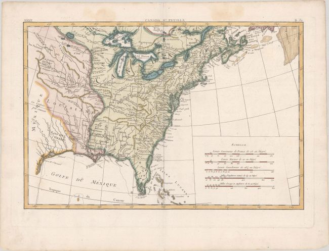 [Partie de l'Amerique Septentrionale, Qui Comprend le Canada, la Louisiane, le Labrador] Canada IIe. Feuille