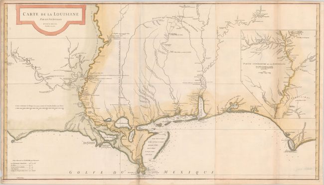 Carte de la Louisiane par le Sr. D'Anville Dressee en Mai 1732. Publiee en 1752