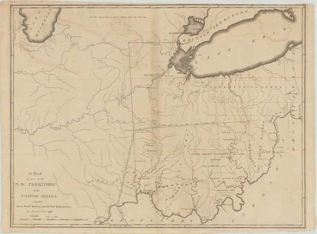 A Map of Part of the N:W: Territory of the United States: Compiled from Actual Surveys, and the Best Information