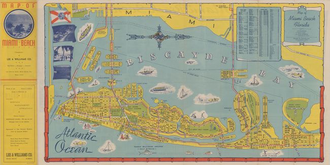 Map of Miami Beach Florida