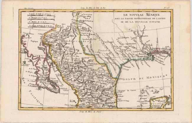 Le Nouveau Mexique avec la Partie Septentrionale de l Ancien ou de la Nouvelle Espacne
