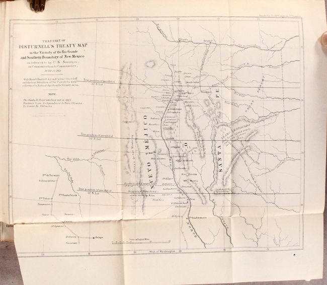 Map of that Portion of the Boundary Between the United States and Mexico, from the Pacific Coast to the Junction of the Gila and Colorado Rivers ... and the Rio Gila from Near Its Intersection with the Southern Boundary of New Mexico